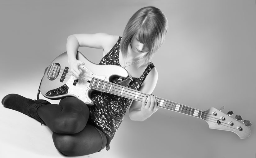 sarah higgins bass guitar (bw)